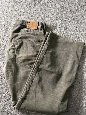 G-Star Olive Green Corduroy Trousers
